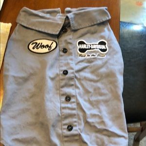 Authentic Harley Davidson dog Mechanic Shirt